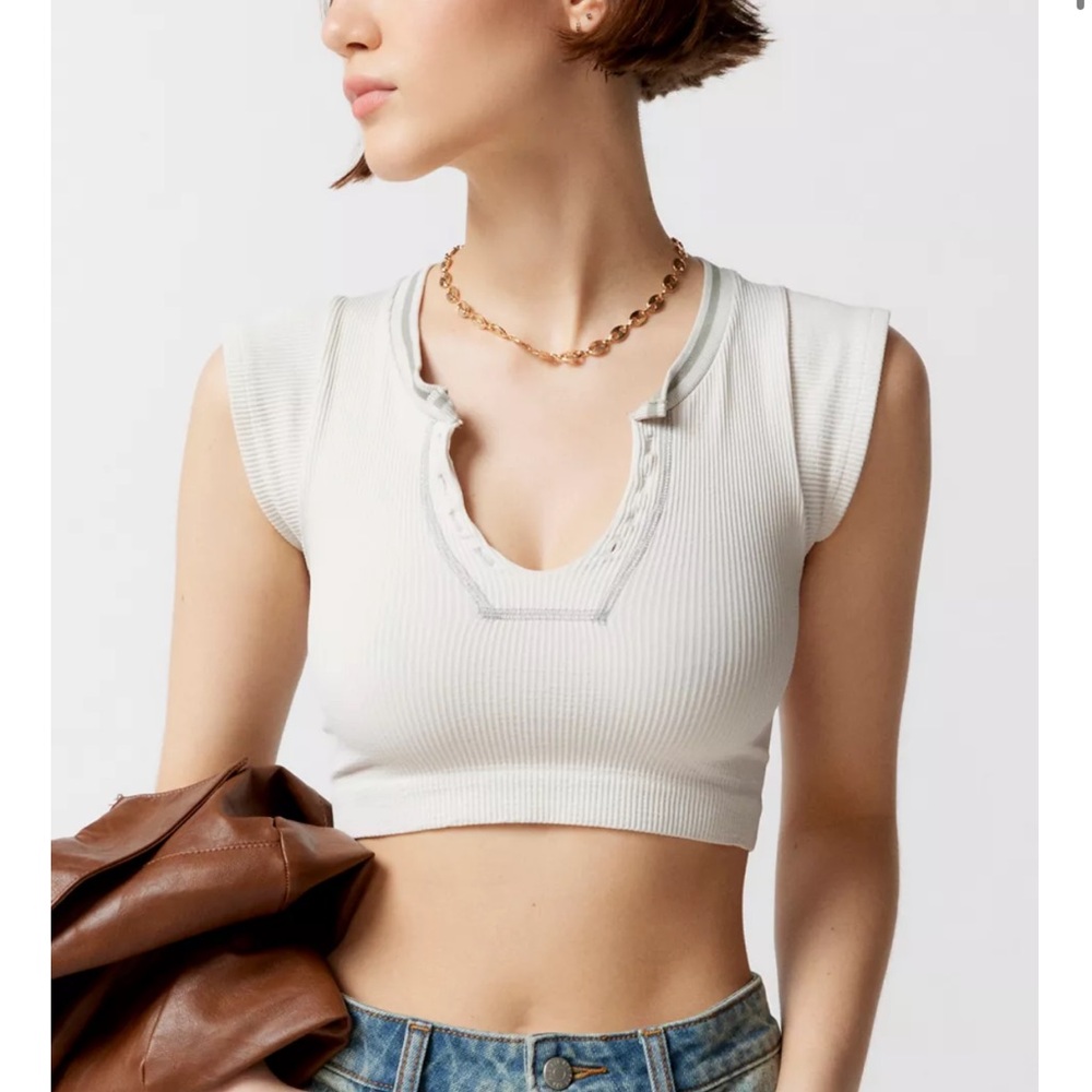 Out from under go for gold seamless top from urban outfitters
